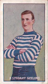 1906-07 Sniders & Abrahams Australian Footballers Victorian League Players (Series C) #NNO Frank Stodart Front